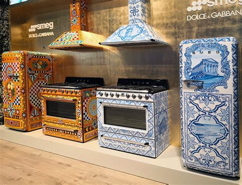 dolce gabbana kitchen smeg|dolce gabbana smeg fridge.